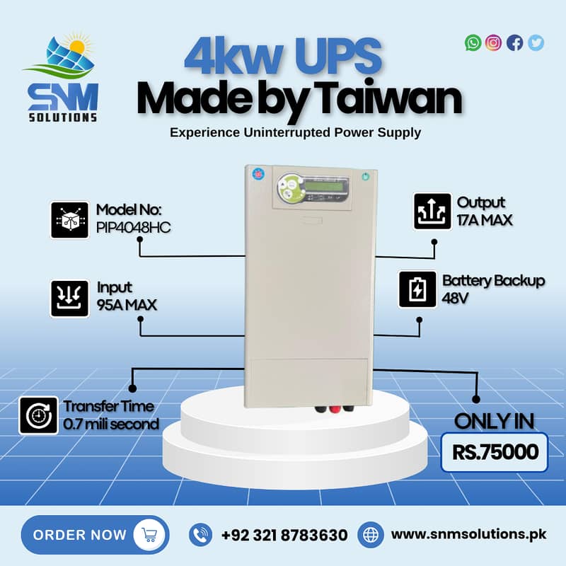 4kw Taiwan UPS 0