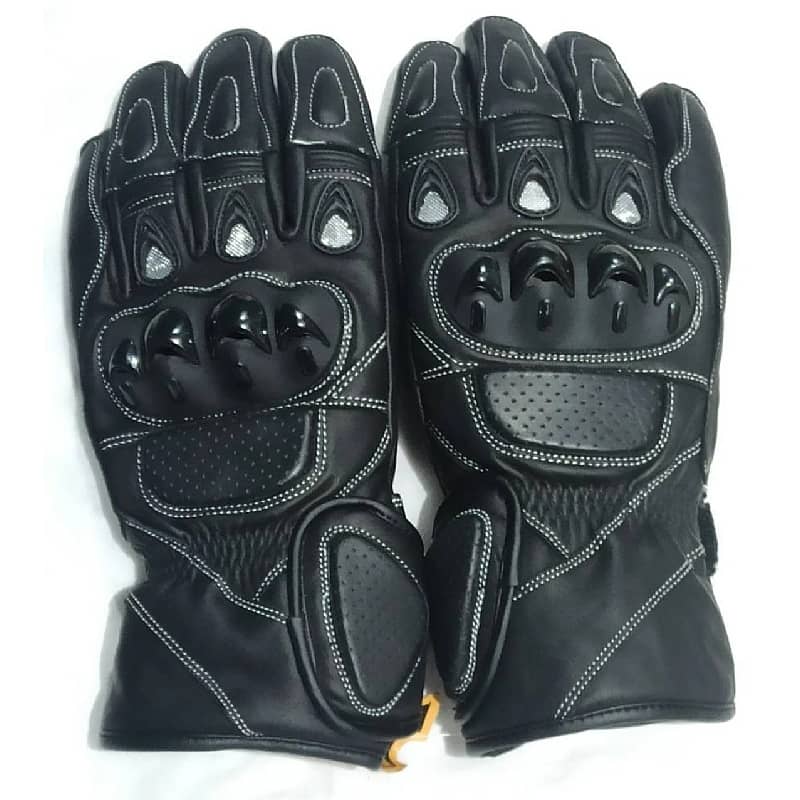 Pure High Quality  Leather Motorcycle Full  Gloves alpinestar  Ducati 2