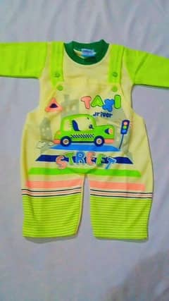 2 PCs kid's stitched fleece printed shirt and trouser set