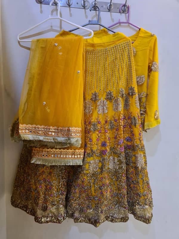 mehndi/mayon lehnga choli set 1