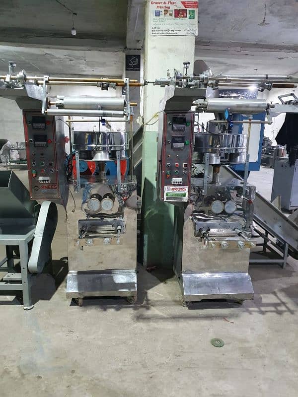 Slanty nimko masala packing Machine 2