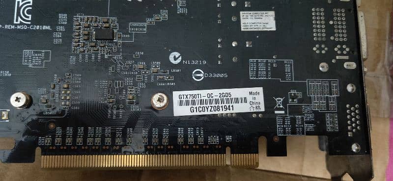 GTX 750ti 2GB DDR5( no display) 2