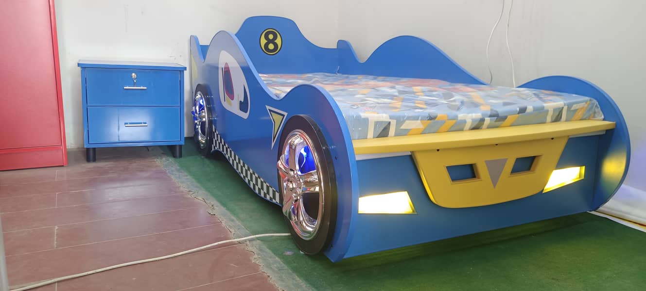 Kids Car Bed | Baby Single Bed | Children Beds | Bunk Beds by Furnish 0