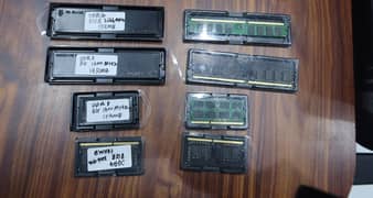 Laptops / PC DDR3/DDR4 8GB RAMs Available