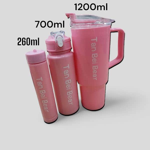 3 pcs water bottle 3