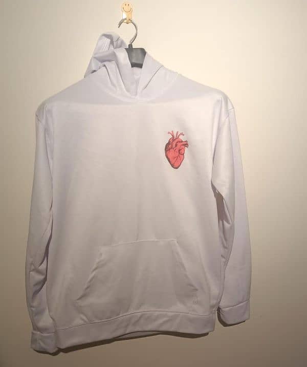 mens new heart design hoodie 1