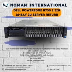 Dell PowerEdge R730 2.5in 16-bay 2U Server Refurb  Dual Intel Xeon