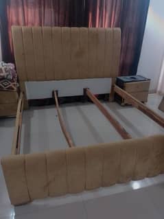 double bed with said table for sale