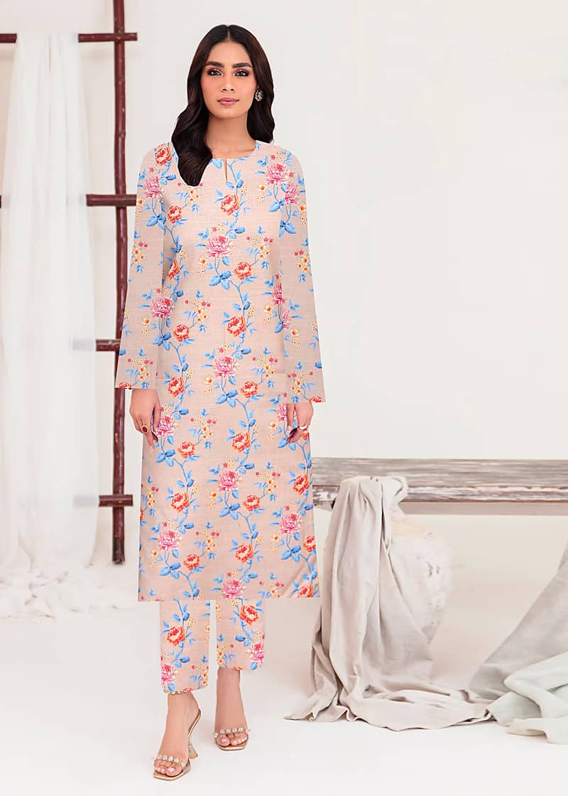 2pcs khadar/LADIES UNSTITCHED SUIT/WINTER/Printed /causal dress/formal 4