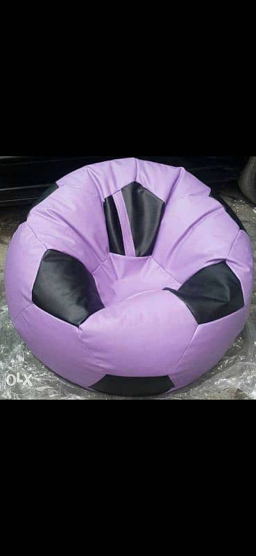 Adult size football bean bag sofas / Sofa cum bed bean bag 4