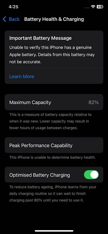 iPhone XS non pta 64 battery 82bgolden colour 7