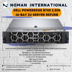 Dell PowerEdge R740 2.5in 16-bay 2U Server Refurb  Dual Intel Xeon