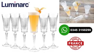 Luminarc Crystal Glasses Made in France