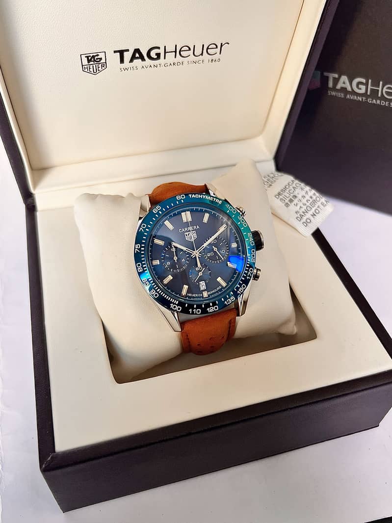 TAG HEUER CARRERA BLUE DIAL 1