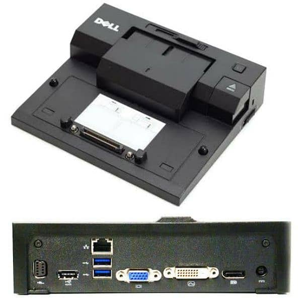 Dell E Port PR03X Docking Station USB 3.0 Replicator 4