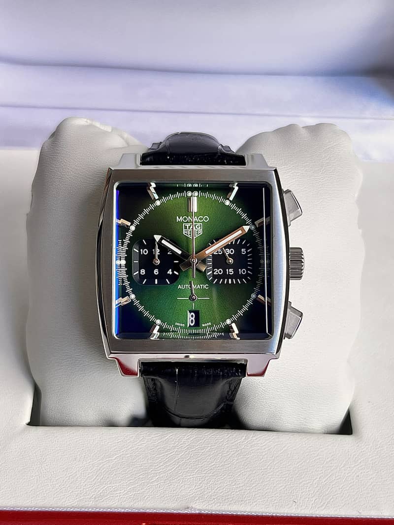 TAG HEUER MONACO GREEN 1