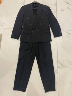 Black Blue Suit for Men