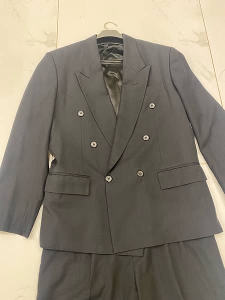 Black Blue Suit for Men 1