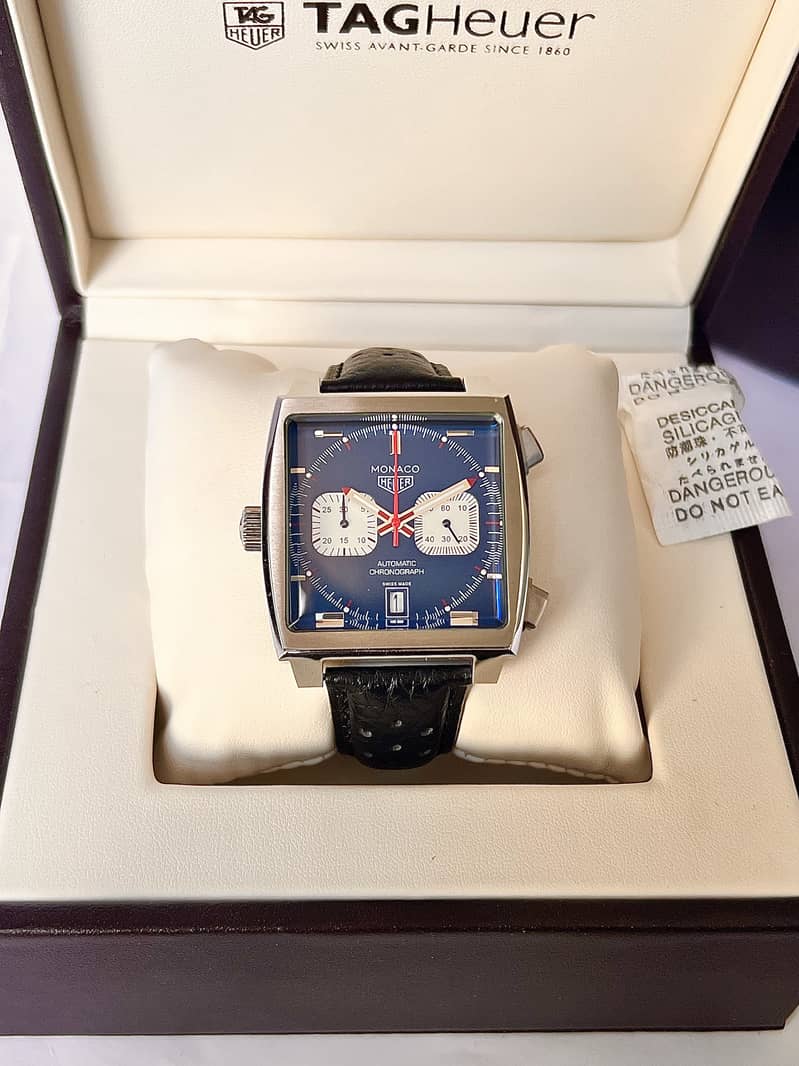 TAG HEUER MONACO BLUE 1