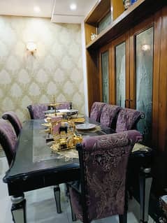 8 Chairs Dining Table Set