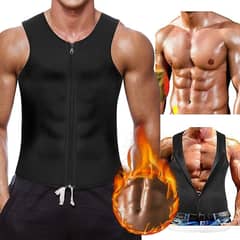 Hot Shapers Slimming Shirt for Men  Zipper Body Shaper in Black