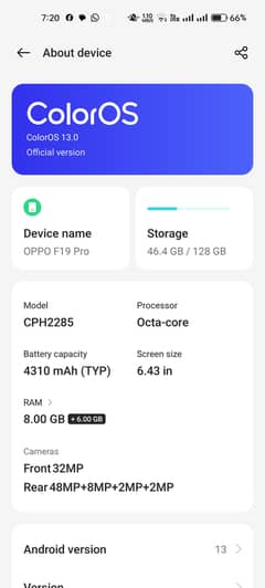 Oppo F19 pro