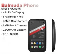 Balmuda Phone American Brand 6gb Ram 128 Rom 5G varient