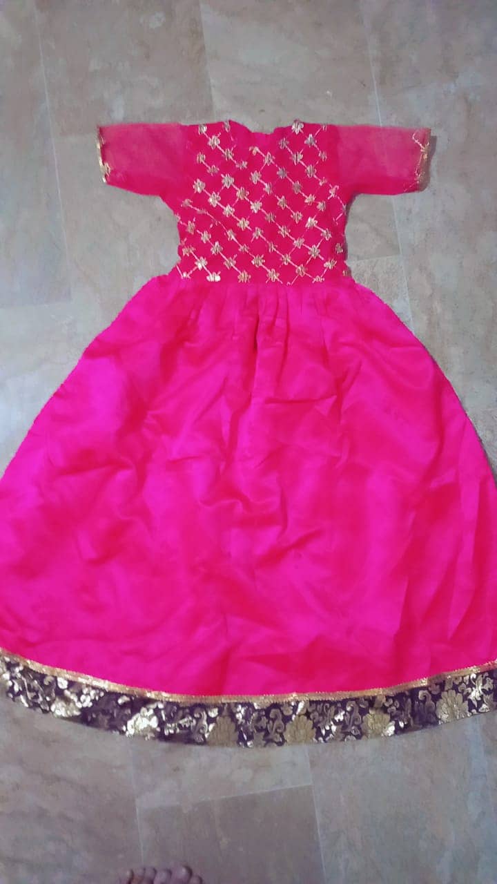 Pink Frock for girls 0