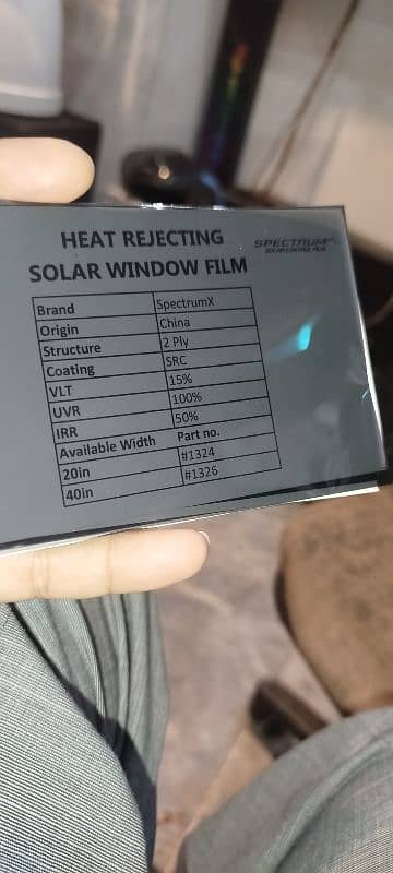 Car Glass Tint SpectrumX Paper Made In Korea 15