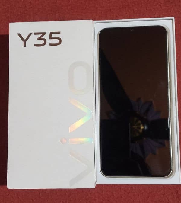 Vivo Y35 Box Charger Total Genuine 10by10 condition 1 b scratch nai ha 5