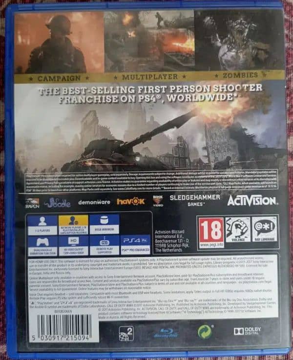 Call of Duty WW2 for PS4 1