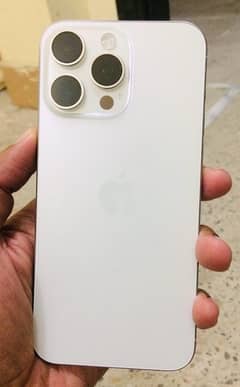 iPhone 15 pro max jv white titanium