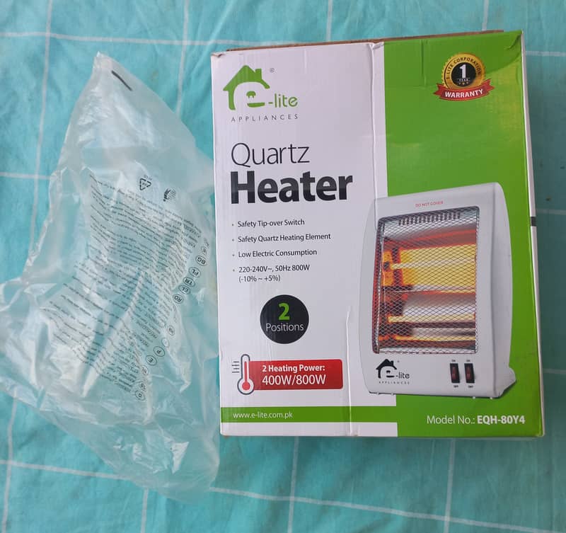 Elite Appliances Quartz Heater for Sale 1