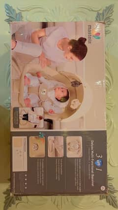 Mastela Delux 3 in 1 Electric Baby Swing/Bassinet