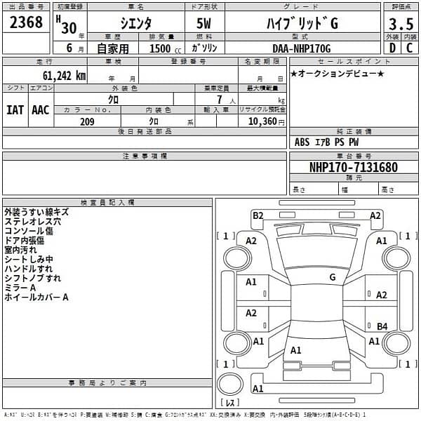 Toyota Sienta 2018/24 4