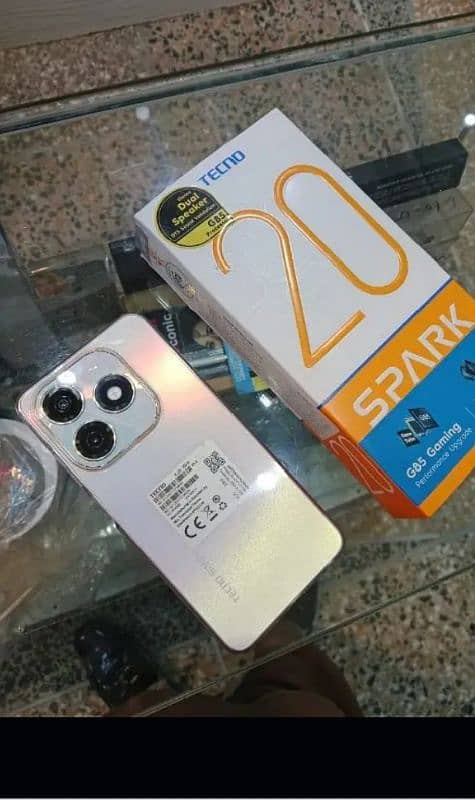 Tecno spark 20 8gb 256 gb complete box 2