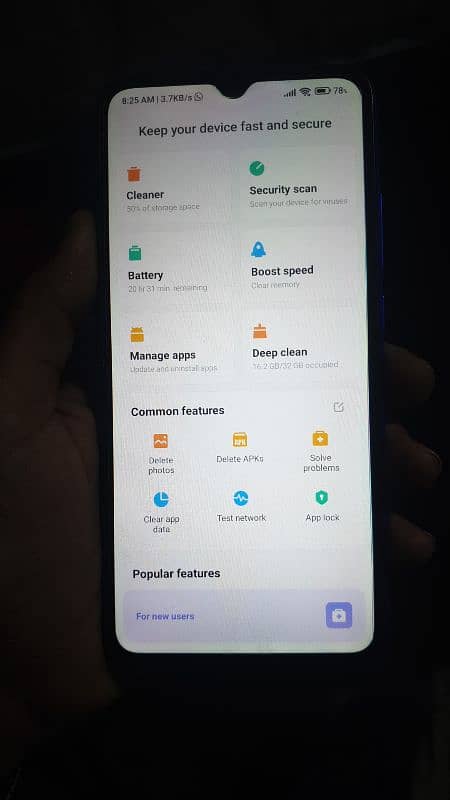 redmi 9a complete box charger 5000 bettry mah 2 days betry backup good 8