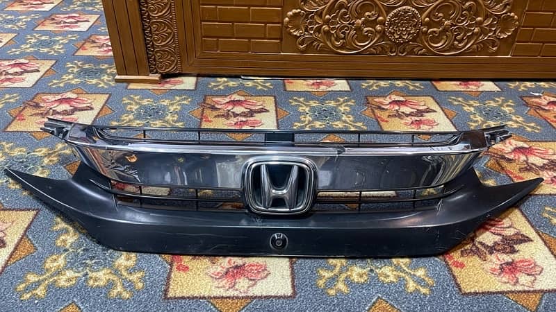 Civic X 2018 Geniune Front Grill,Bumper Lights, Deffuser, LCD Panel 2