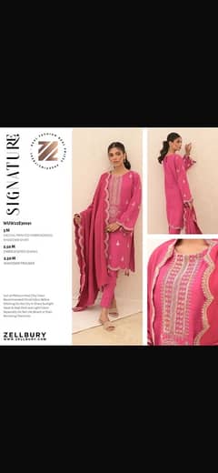 Zelburry khaddar embroidered