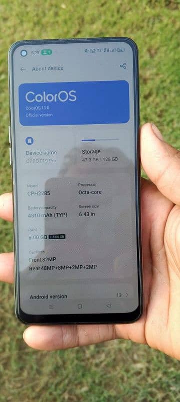 oppo f19 pro 8+8 128 all ok good mobile 6