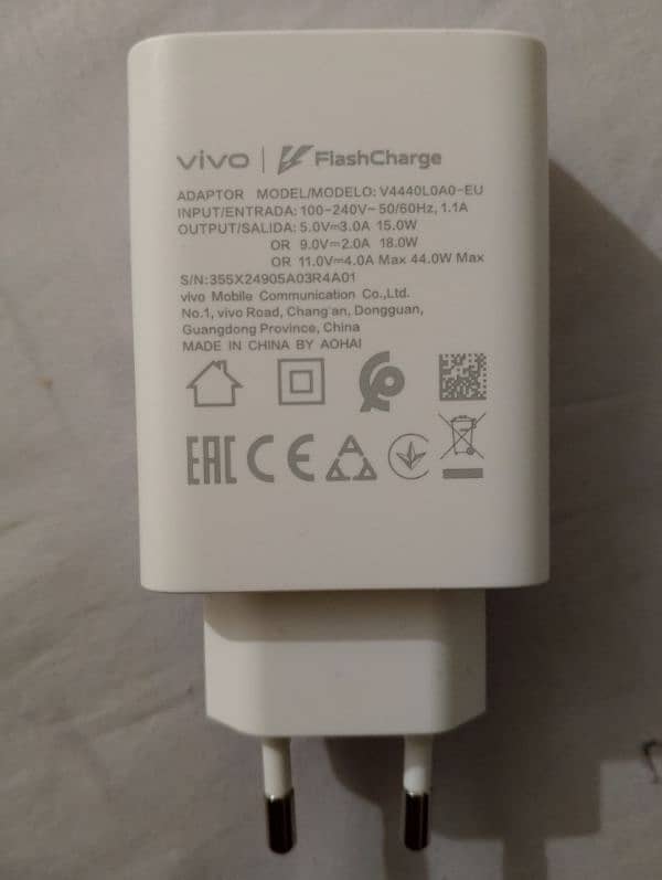 Vivo 44w flash charger 0