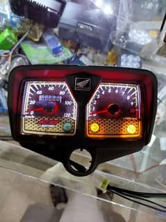 new meter colour lights honda 125