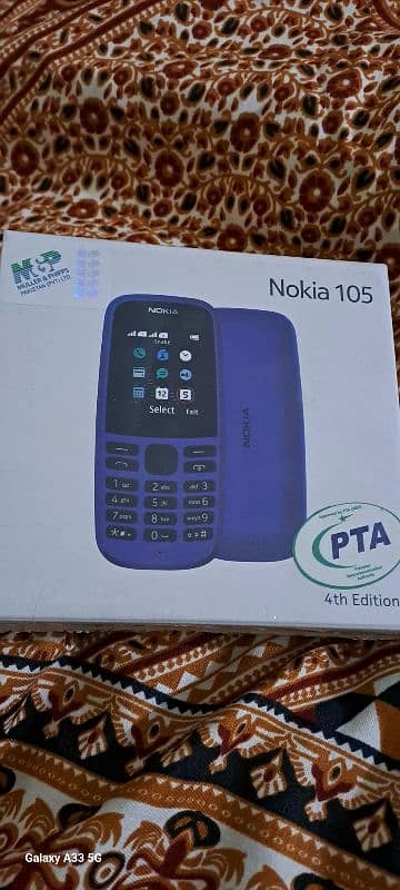 Nokia 105 pin pack box PTA approved Dual sim  urgnt sale serious cntct 3