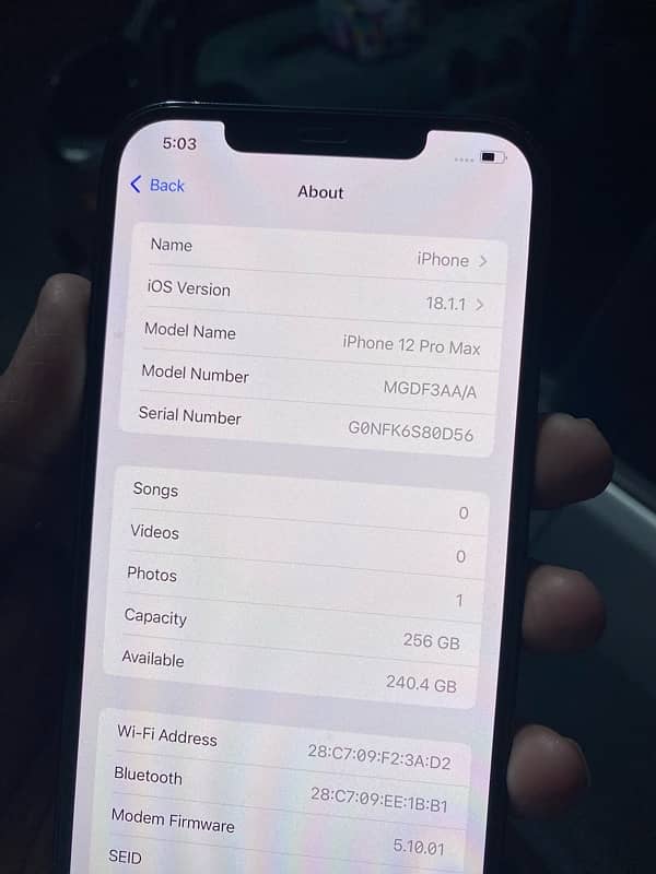 Iphone 12 pro max 256gb fu non pta 5