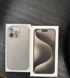 IPHONE 15 PRO MAX 256GB H/K PTA APPROVED