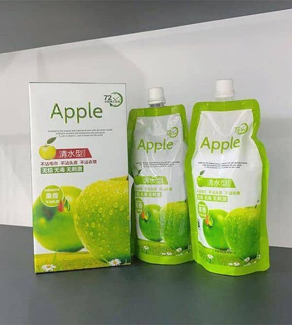 Apple Ammonia-Free Black Hair Cream 100% Organic (Apple 72) pack of 2 8