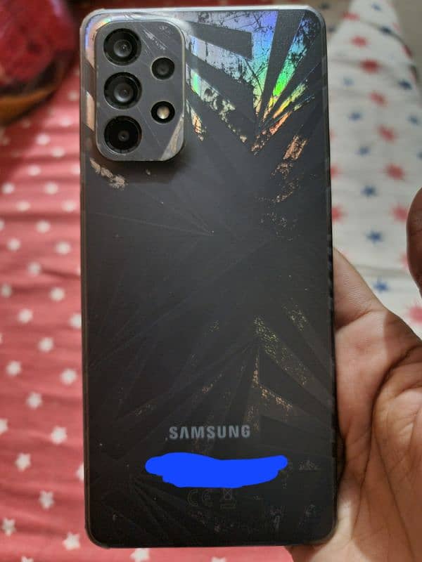 Samsung A73 5g  with box 4