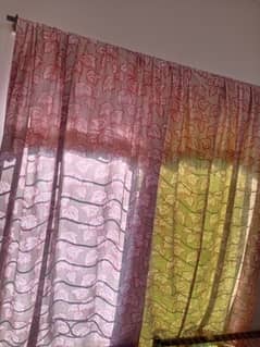 2 full size curtains