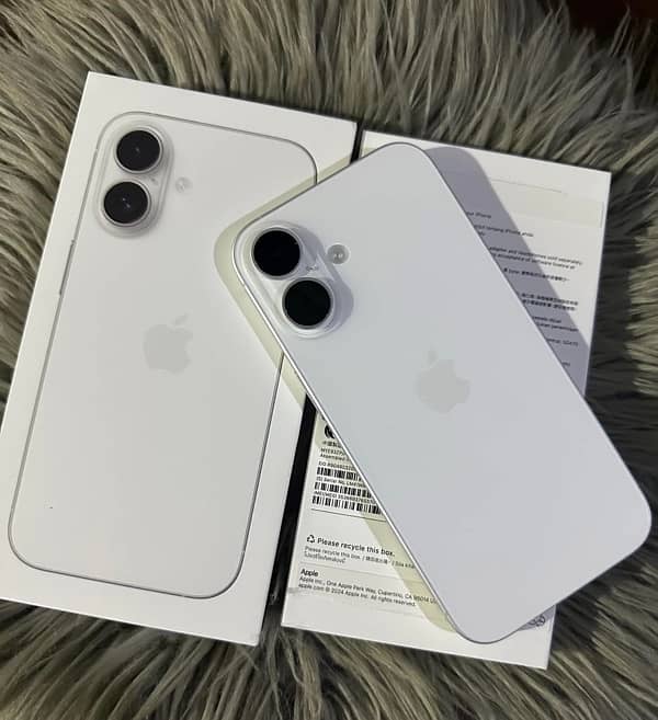 Exchange IPhone 16 Jv White 128 3