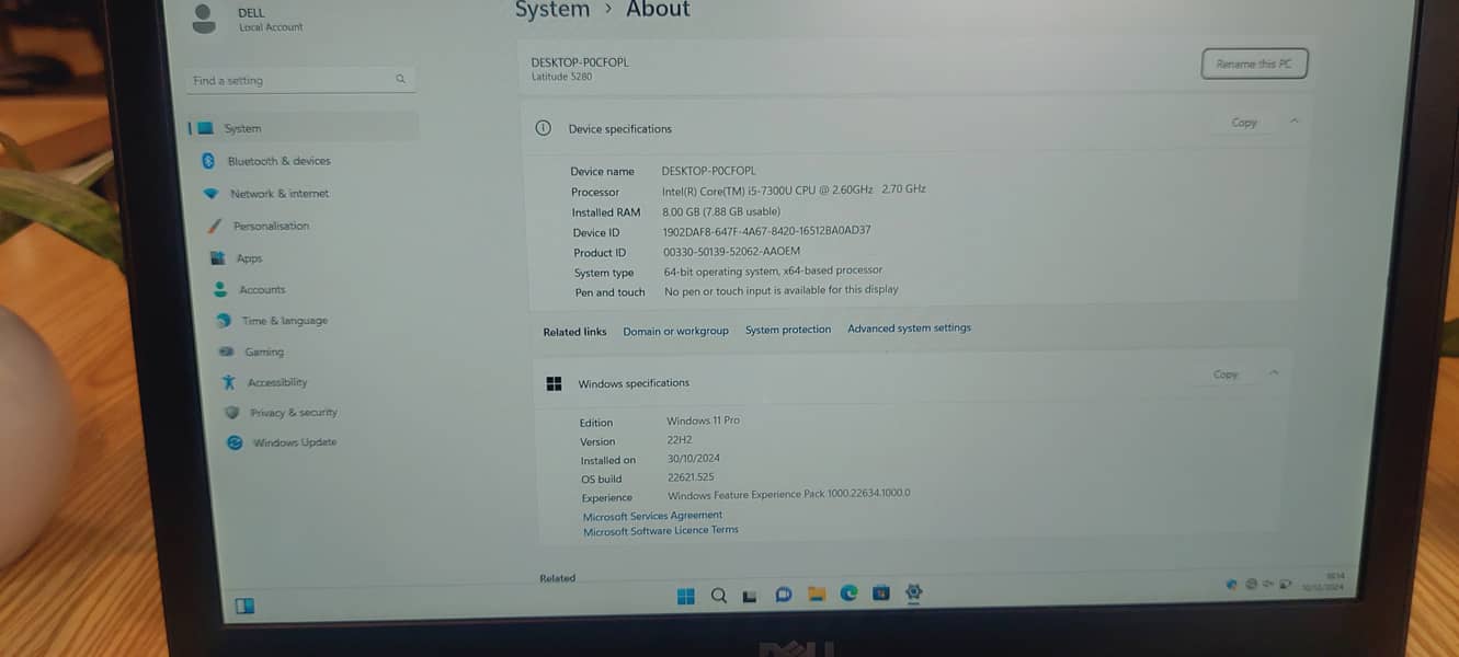 Dell Latitude I5 7 Gen 8gb/256gb New Condition 4